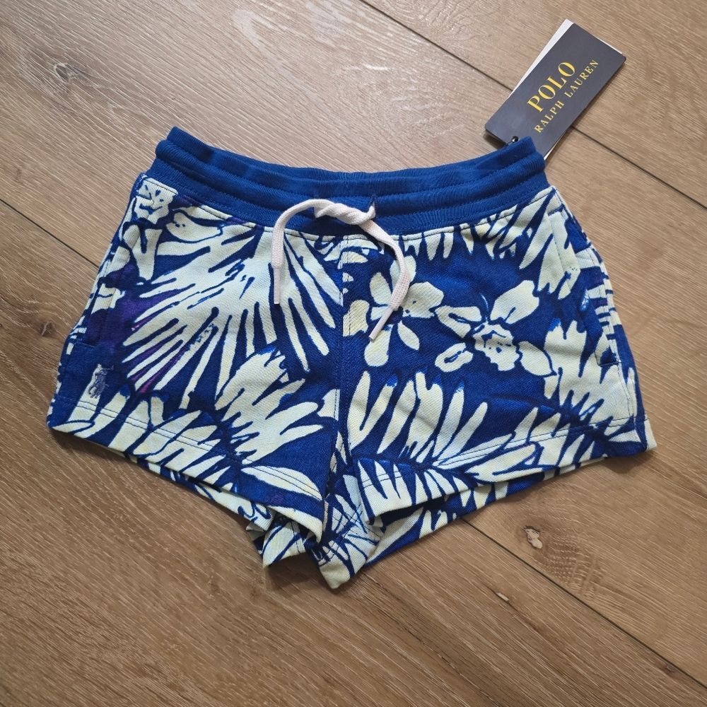 Polo Ralph Lauren Girls Tropical Print Spa Terry Shorts 3 3t